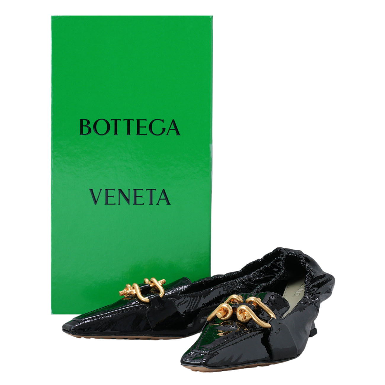 BOTTEGA VENETA(USED)보테가베네타 708897 마담 펌프스 힐 #38